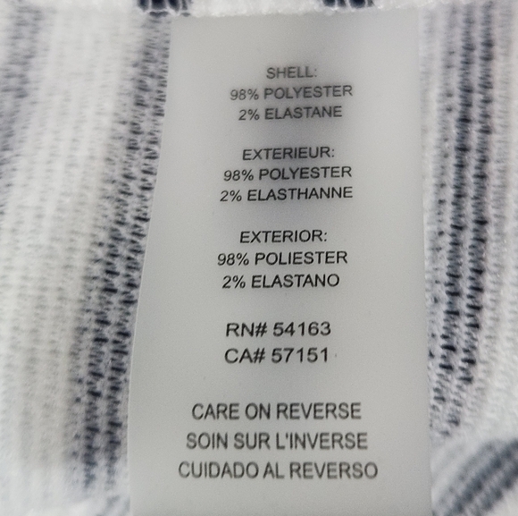 TOMMY HILFIGER Sleeveless Striped Nautical Sheath Dress Navy And White Size 8 - Picture 9 of 9